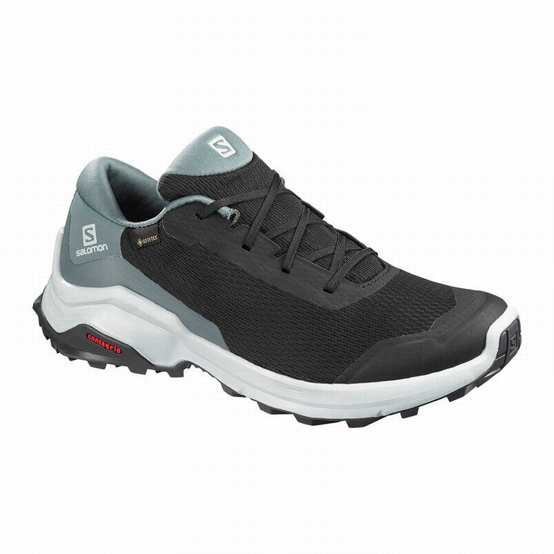 Salomon Israel X REVEAL GORE-TEX - Womens Hiking Shoes - Black (XQLR-65487)